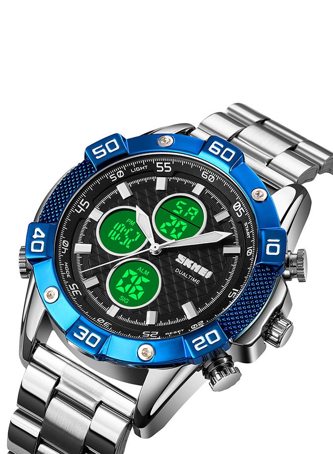 Men's Fashion Sports Quartz Dual Display Digital  Waterproof Watch 1838 - Image 4